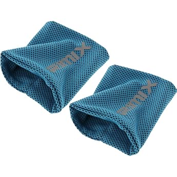 Fenteer Set of 2 cooling wristbands sweatband wristband sports cuffs elastic athletic suitable for sports fitness travel yoga