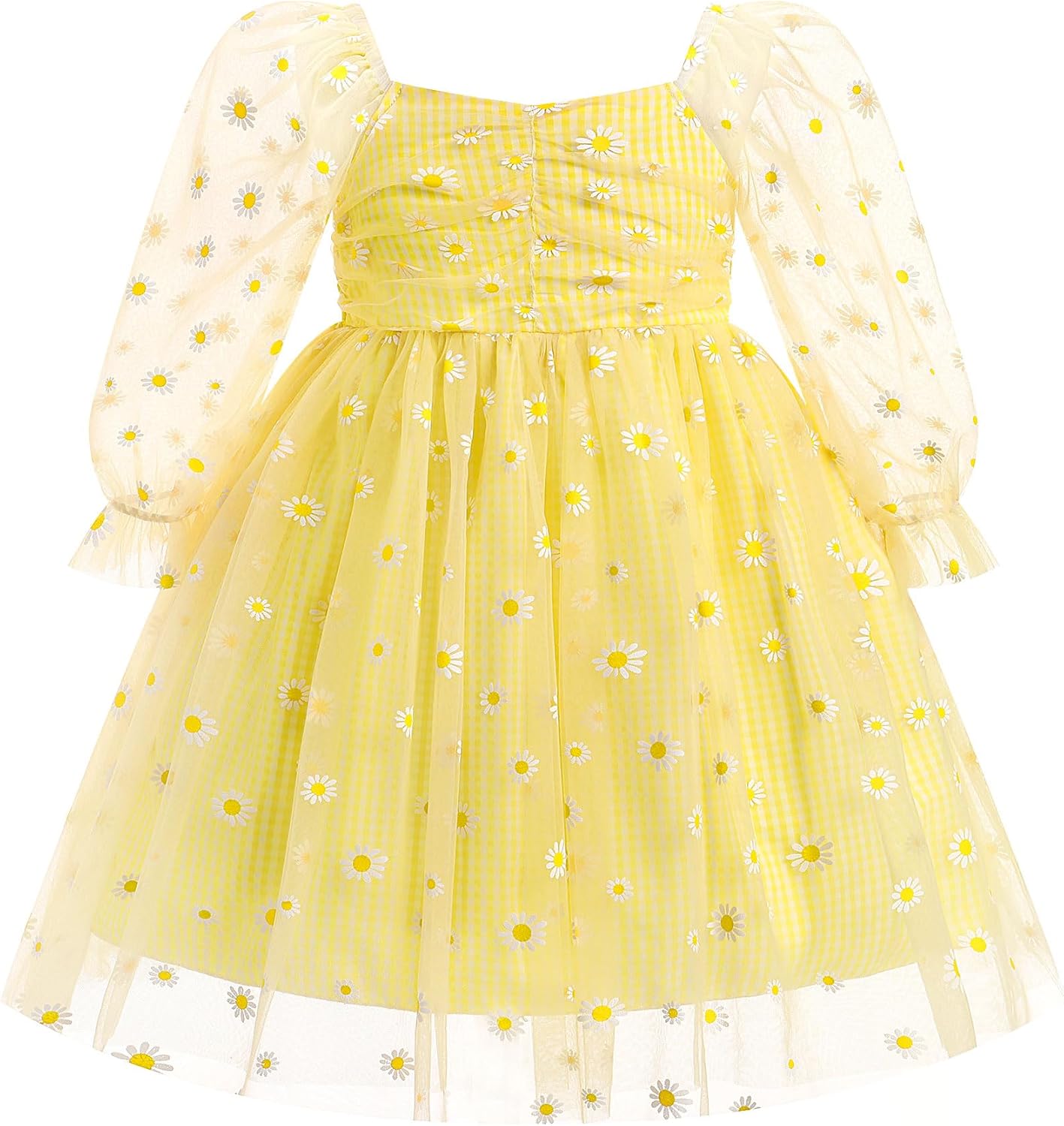 IBTOM CASTLE Infant Girls First Birthday Dress Flower Girl Dress Cake Smash Floral Embroidery Princess Dress