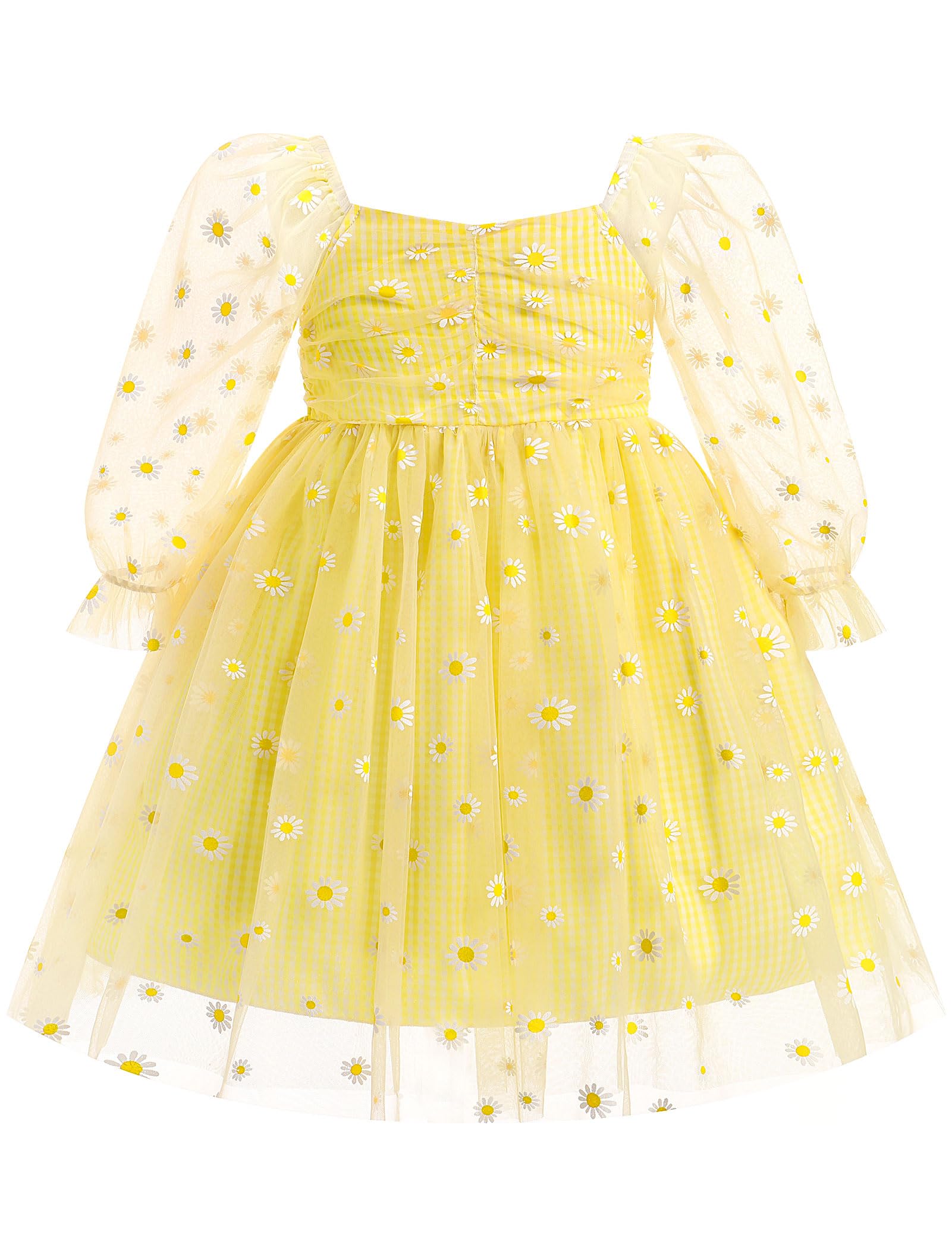 IBTOM CASTLE Infant Girls First Birthday Dress Flower Girl Dress Cake Smash Floral Embroidery Princess Dress