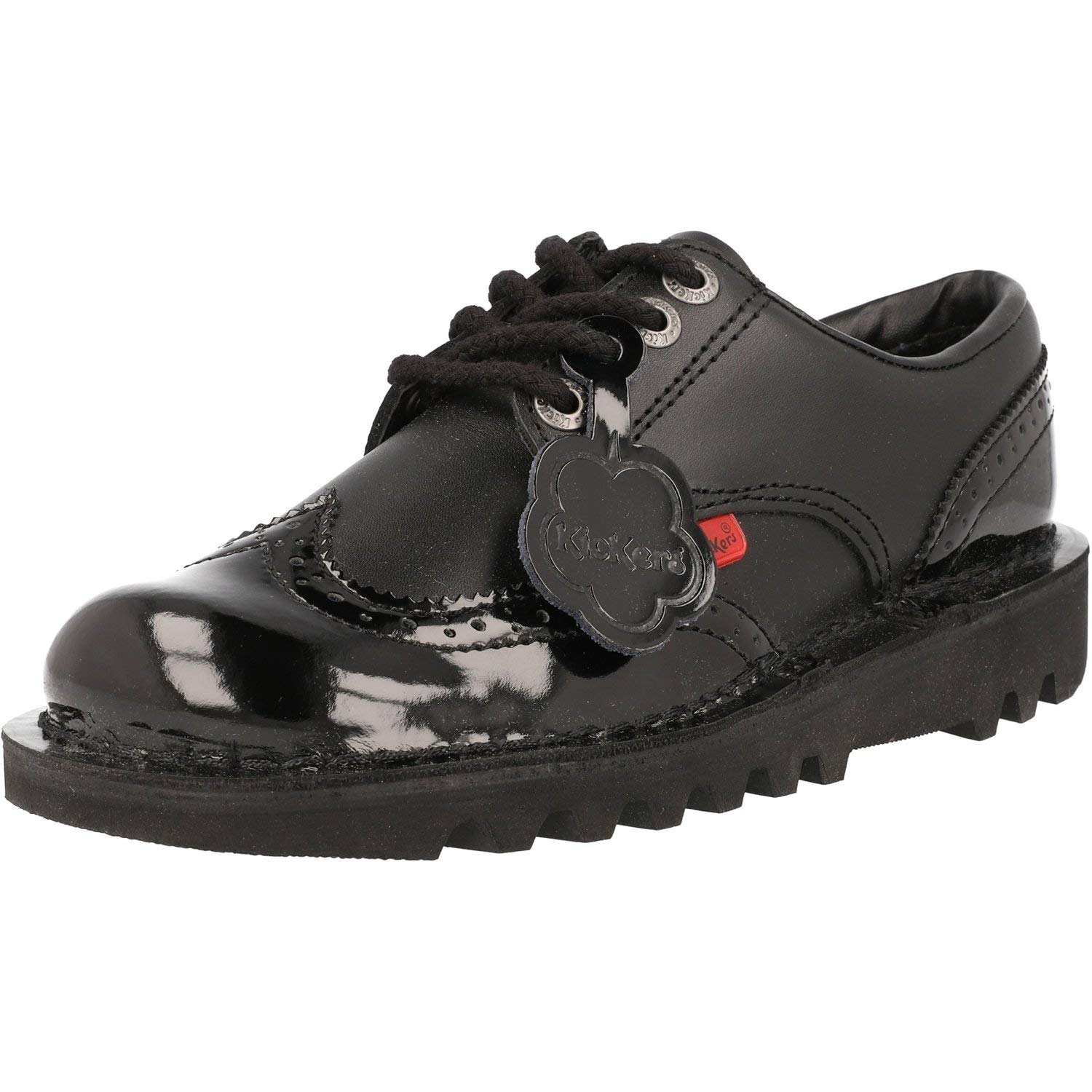 Patent Leather Kickers Brogue Womens Womens Black Kickers Kori T