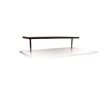 Econoco Pipeline Nesting Topper, Dark Brown Wood Grained Melamine Large Table Sold Separately