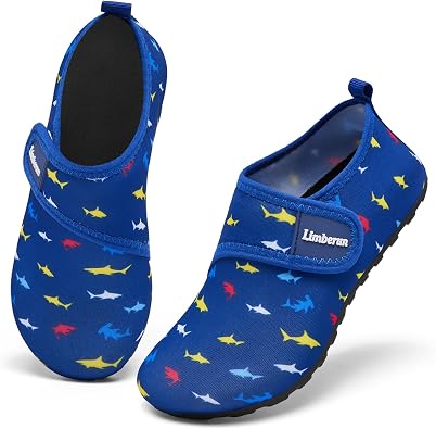 Limberun Water Shoes Kids Boys Girls Swim Aqua Sports Shoes Quick-Dry Barefoot Lightweight Pool Beach Non Slip Socks for Toddler Shoe
