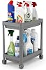 Orret Home 2 Katlı Tekerlekli Tezgah Altı Raf Organizer Düzenleyici Raf Ünitesi, Evye Altı Dolap İçi Düzenleyici, Mutfak Banyo Deterjanlık Şampuanlık Sebzelik,Taşınabilir Saklama Rafı Gri