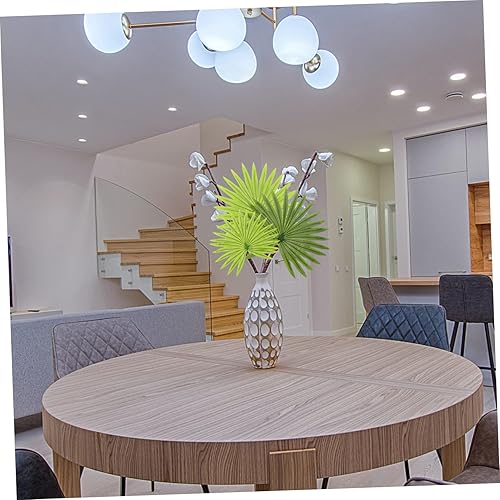 Miniatura 9 de ARTIBETTER 6 piezas de hojas de palma artificiales sin tallo, suministros de fiesta Luau, decoración del hogar, hojas de palmera tropicales, hojas