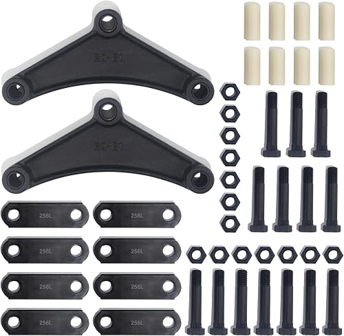 GREPSPUD Kit de grillete de 256 L, kit de ecualizadores de grilletes de remolque