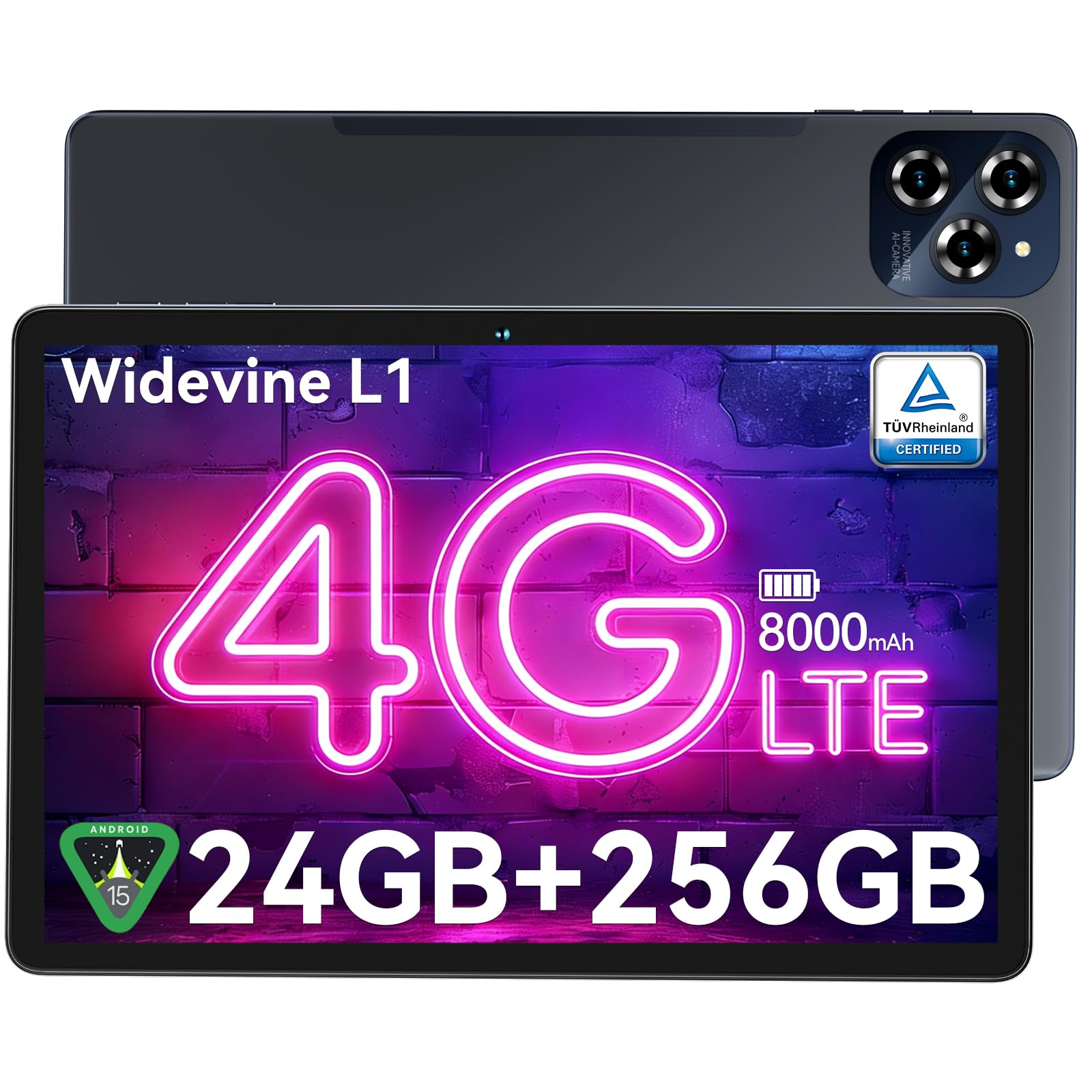 BESTTAB W90 11 Pulgadas Tablet Android 15 - Gemini Ai, 24GB RAM+