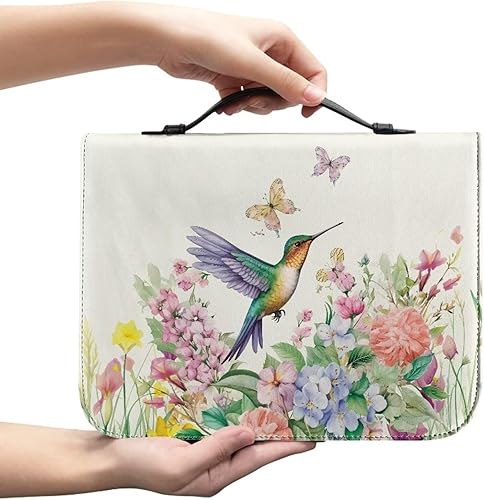 Miniatura 8 de TODIYADDU Funda para Biblia para mujer, gran capacidad, bolsa diaria para libros de iglesia, protector de escritura, regalos de vacaciones