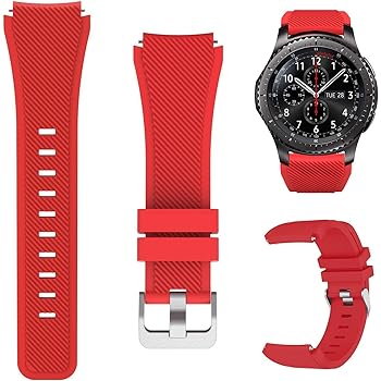 samsung gear s3 frontier red strap