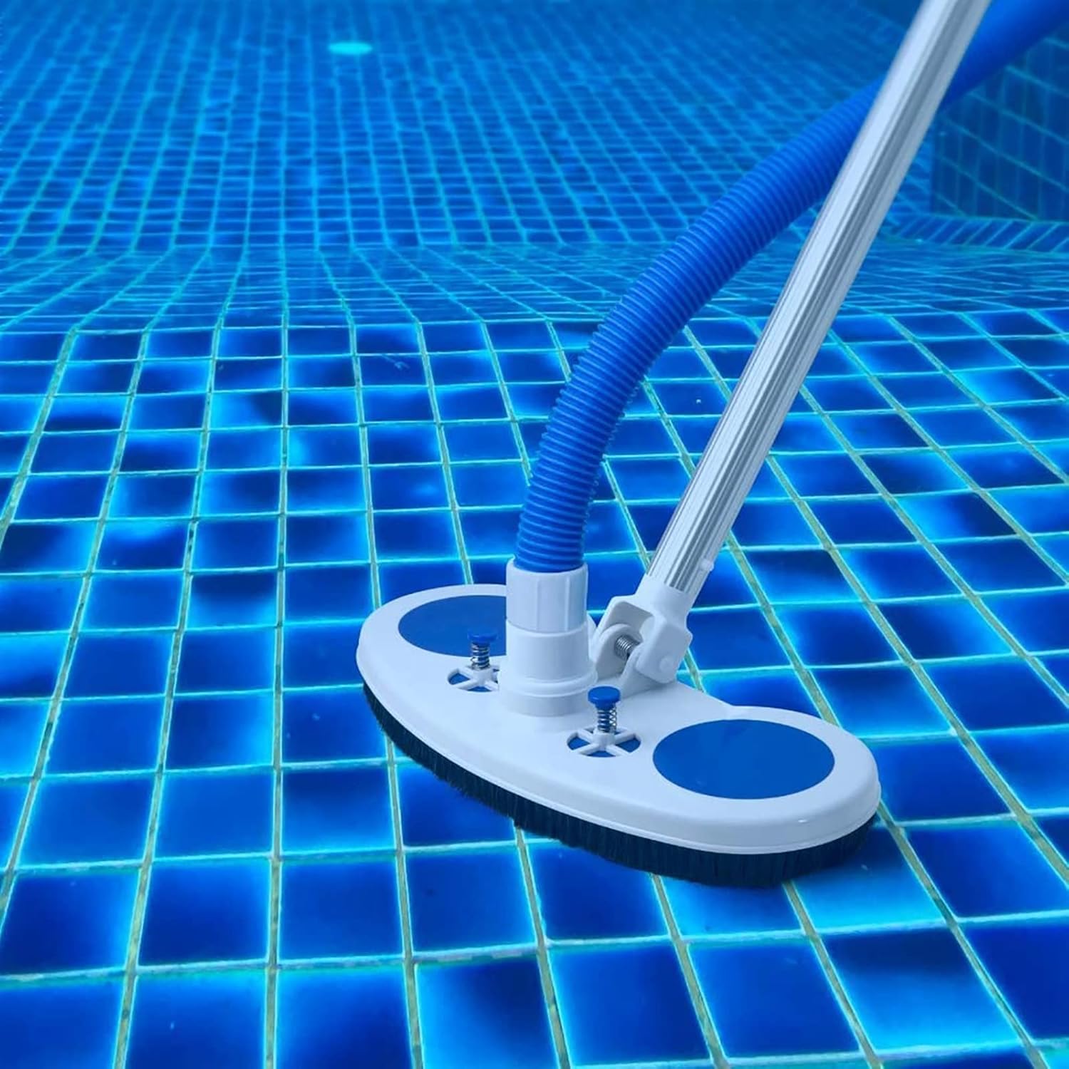 Pool Brushes Wide Cleaning Tool Suction Head Pond Fountain Spa Pool Vacuum Cleaner Brush for Inground Above Ground Pools