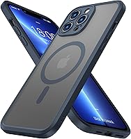 Vista 140 de ImpactStrong Magnetic Guard Designed for iPhone 14 Pro Max Case [Camera Protection] [Military Grade Drop Tested] [Compatible with MagSafe] Slim Black