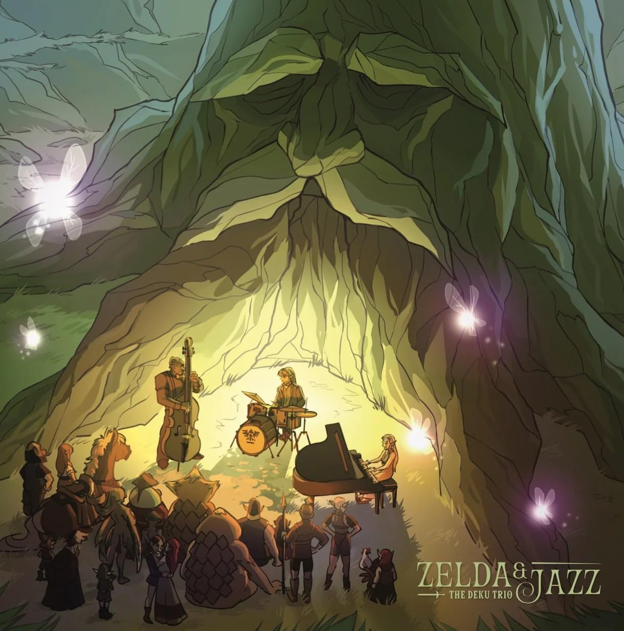 Zelda & Jazz - Coffeehouse Jazz Tribute to Ocarina of Time - 1x Green Marble Vinyl - Official GameChops Release by The Deku Trio