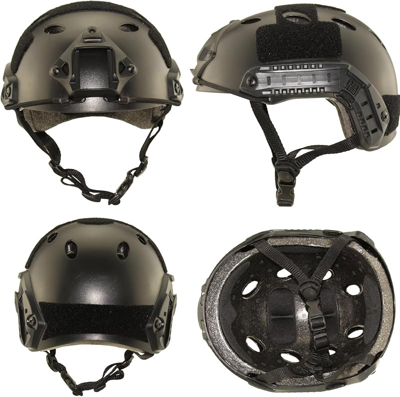 QMFIVE Airsoft Sisak Taktikai Fast Helmet Védőszemüveggel Paintball - De