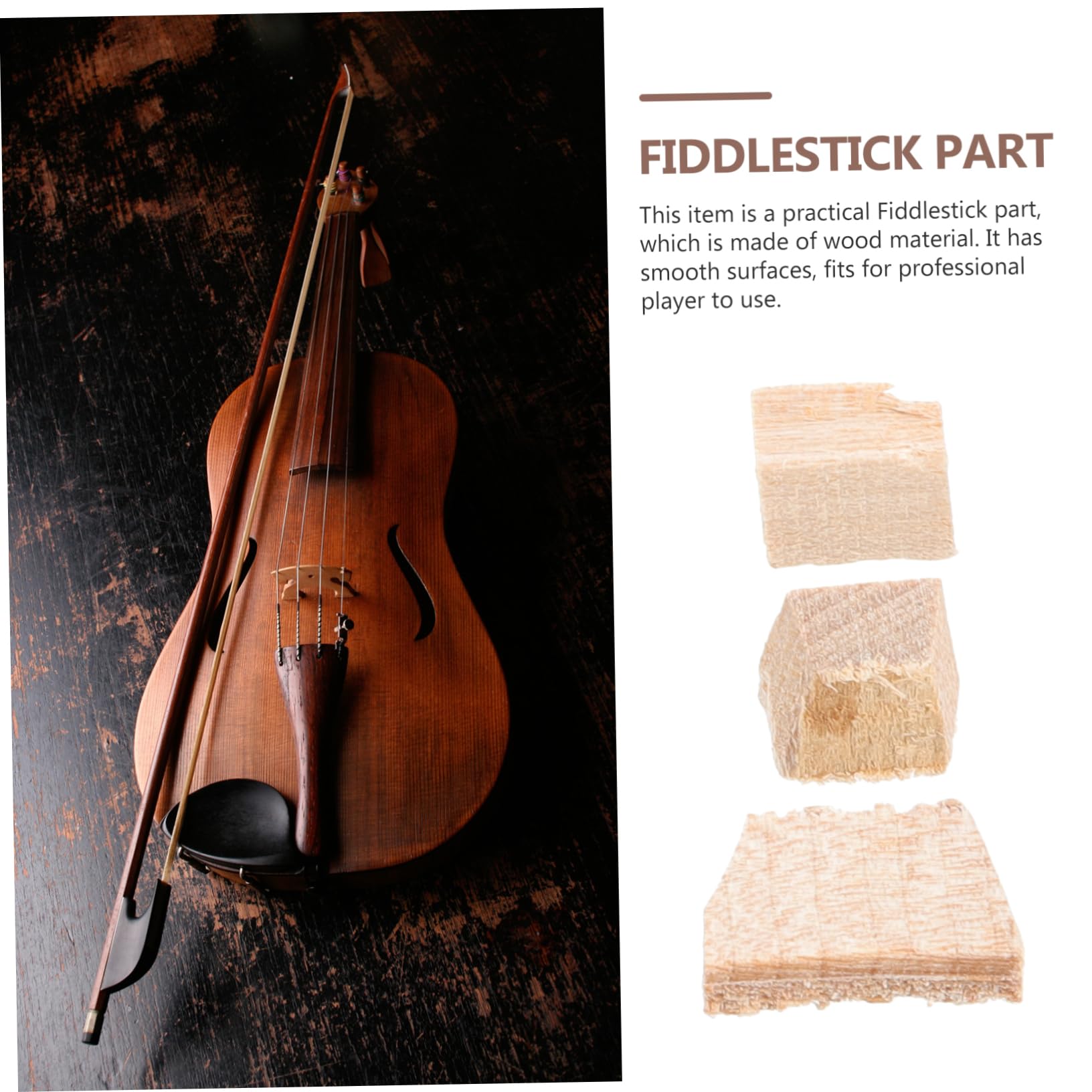 Amazon | TOGEVAL 4セット弓用木製ウェッジプラグ 交換用バイオリン