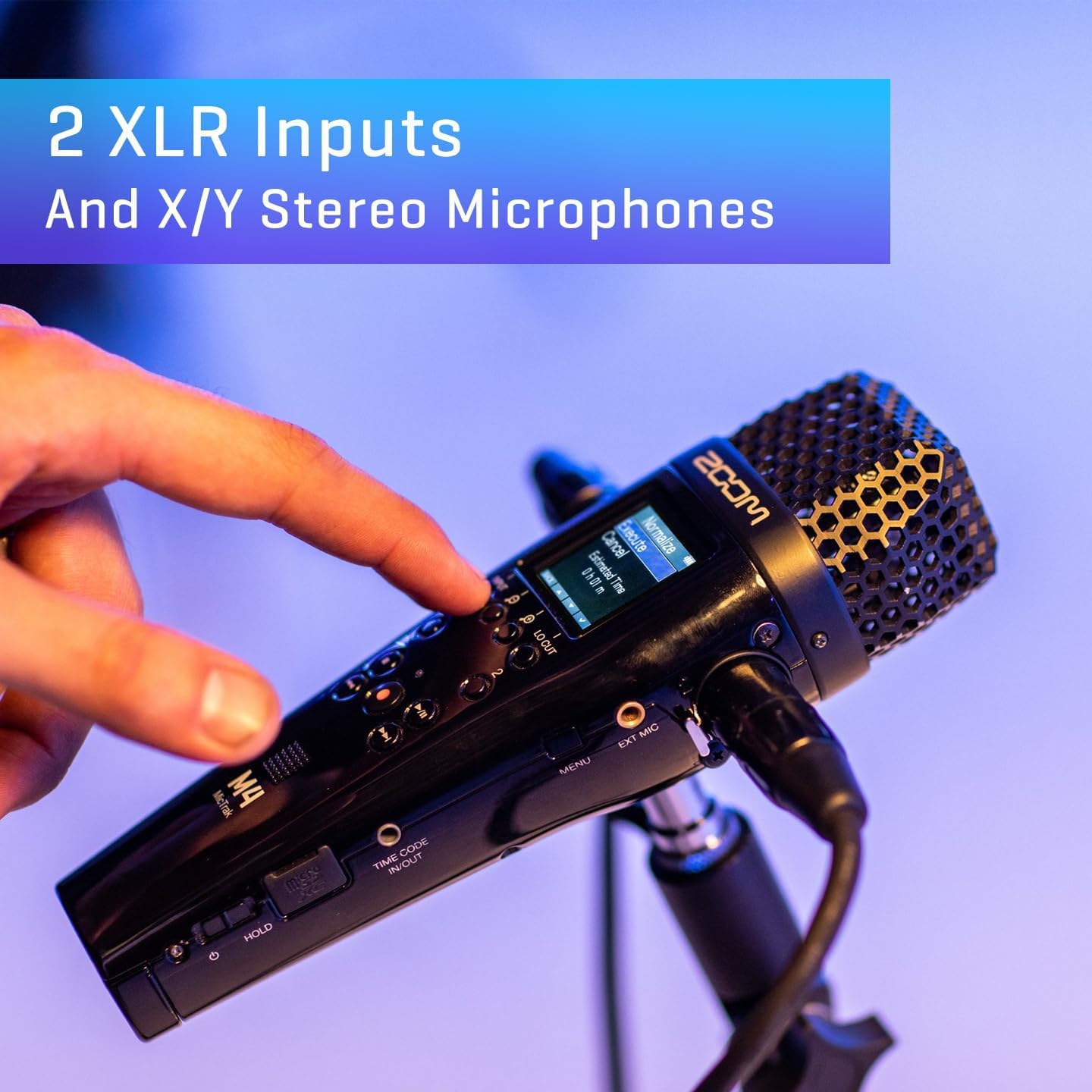 Amazon.com: Zoom M4 MicTrak Stereo Microphone and Recorder Bundle