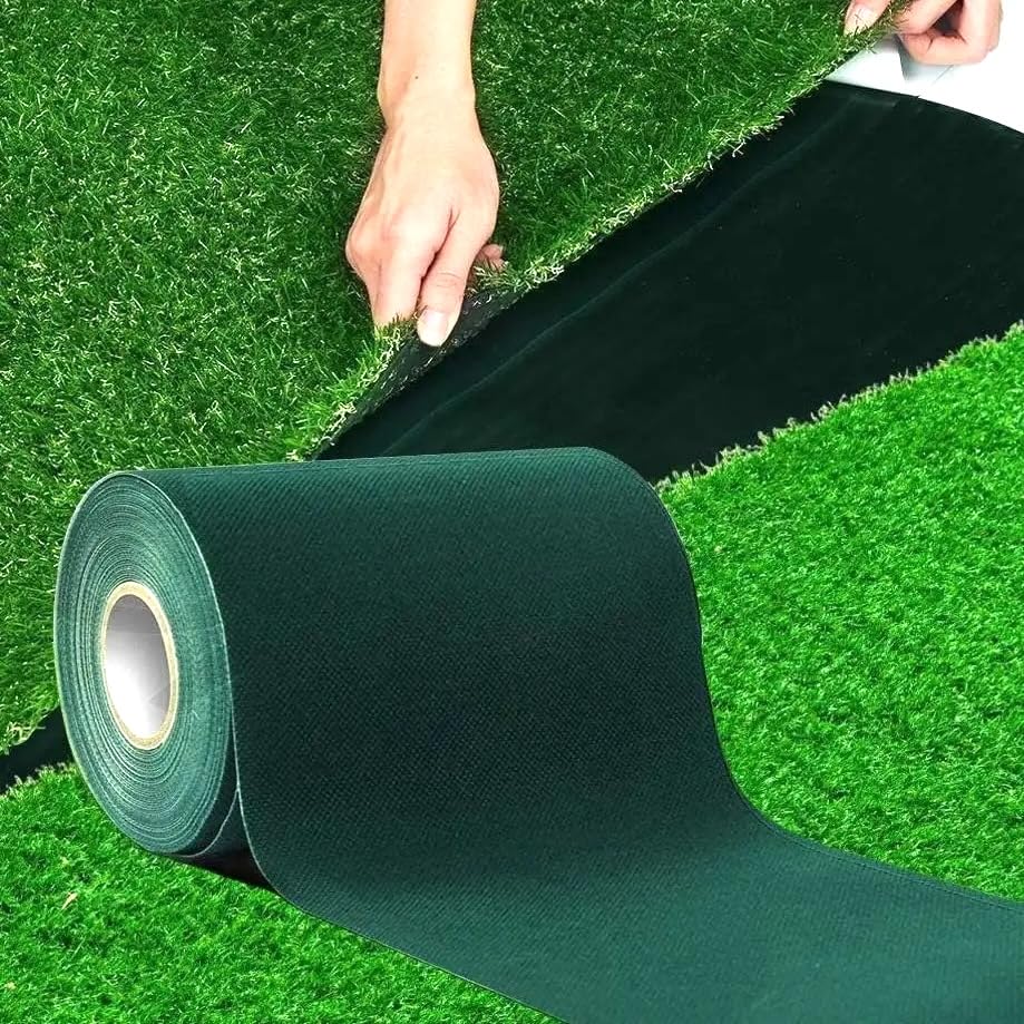 Ruban adhésif pour gazon artificiel 10m x 15cm un seul côté pour pelouse