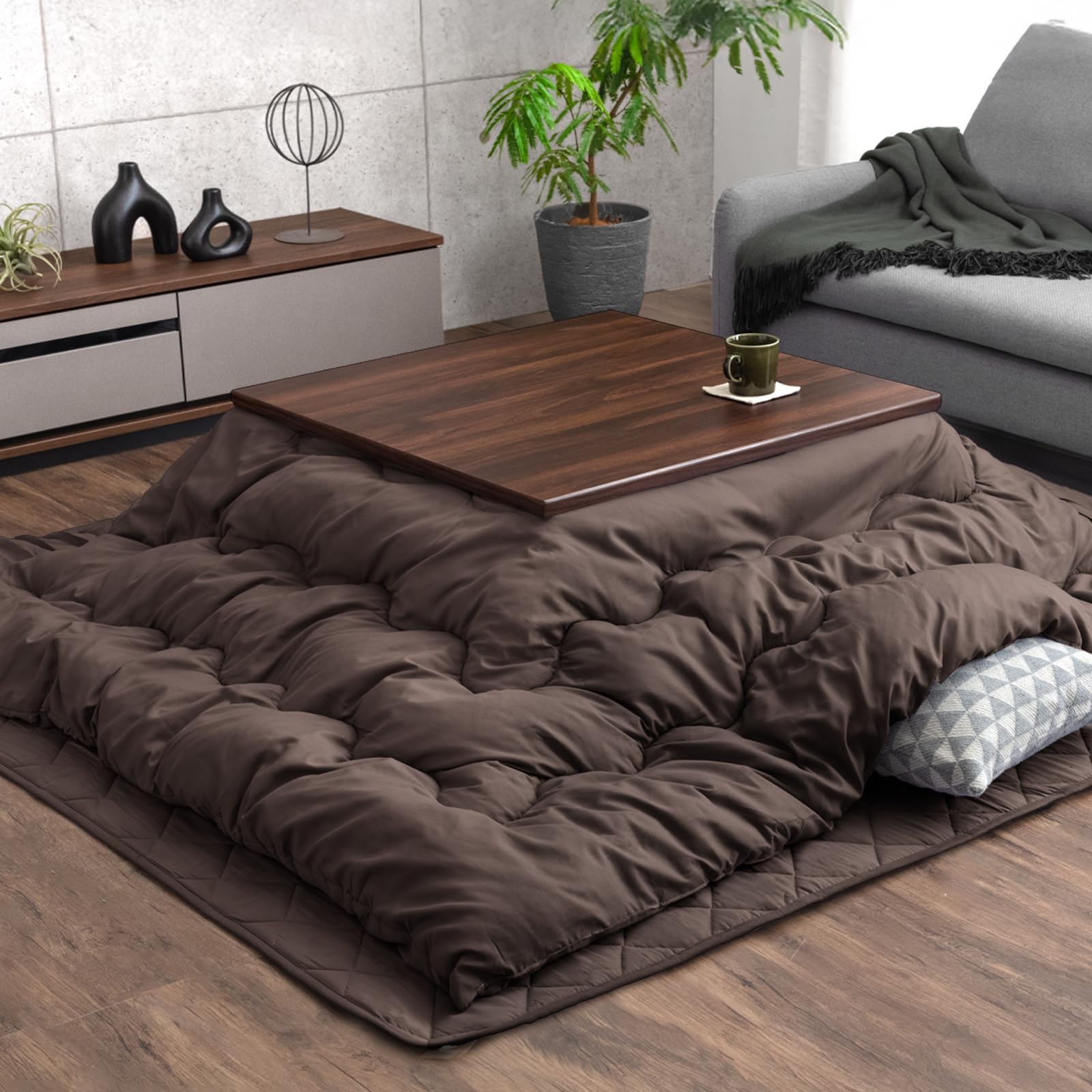 Amazon.co.jp : タンスのゲン こたつ 3点セット【遠赤外線で体の芯から