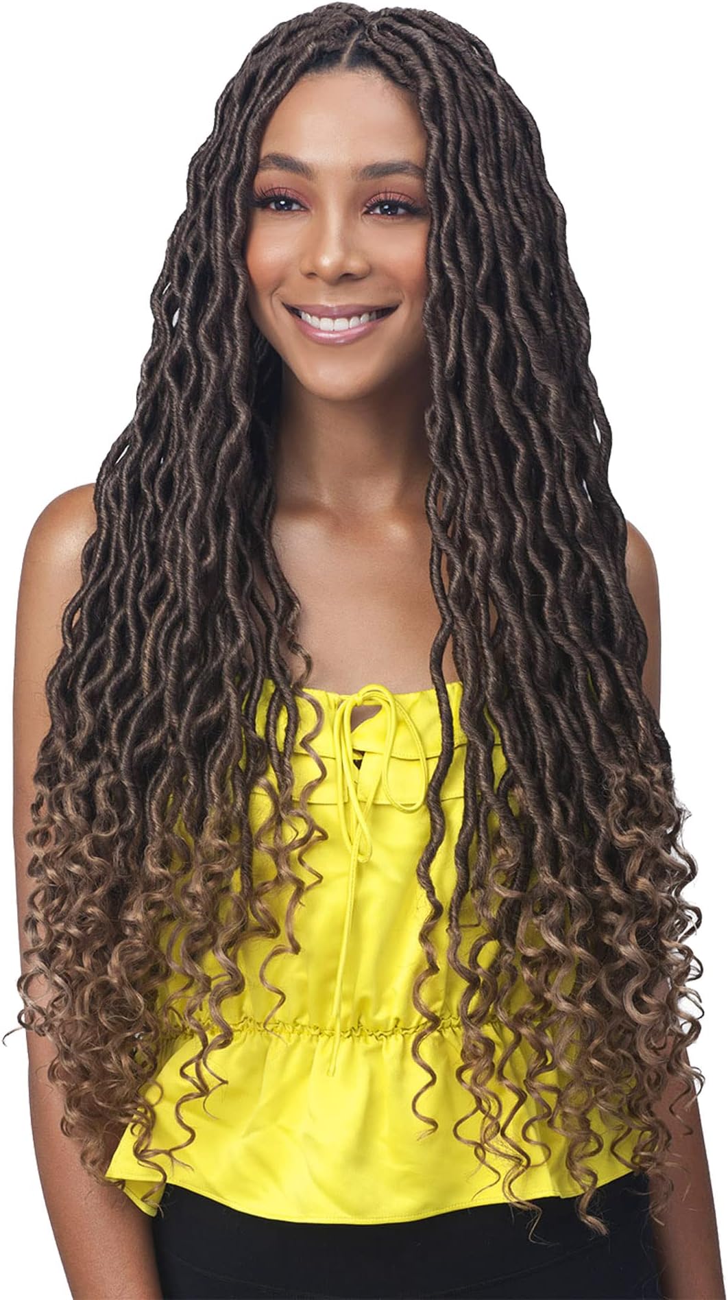 Bobbi Boss African Roots Braid Collection Crochet 3X DIVA LOCS 24" (3-Pack, 1B)