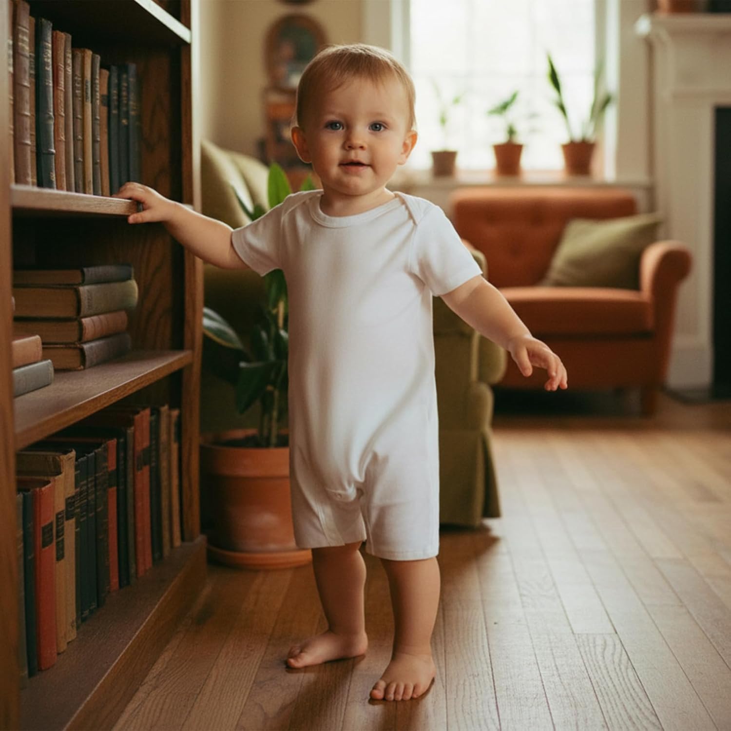 Baby Boys Girls Clothes Newborn 3-pack Romper Solid Short Sleeve One Piece Jumpsuit Infant Summer Spring Outfits - Image 4