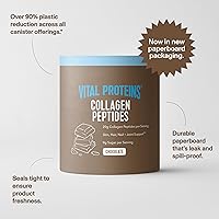 Vista 3 de Vital Proteins Suplemento de colágeno en polvo alimentado con pasto (tipo I, III) para piel, cabello, uñas, articulaciones, colágeno hidrolizado