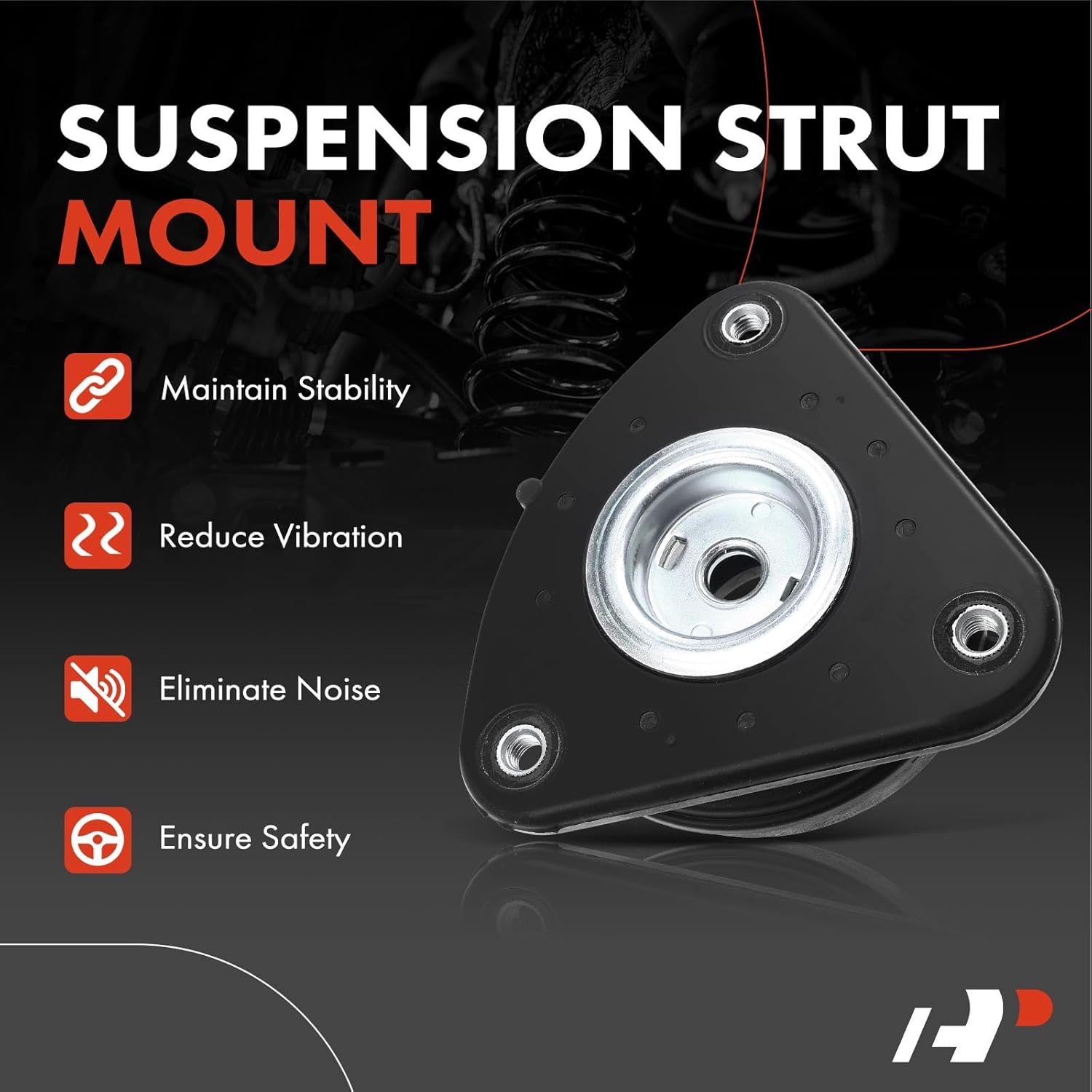 A-Premium Front Suspension Strut Mount Compatible with Mazda 3 2004-2013 5 Volvo C70 2006-2013 C30 2007-2013 S40 2004-2011 V50