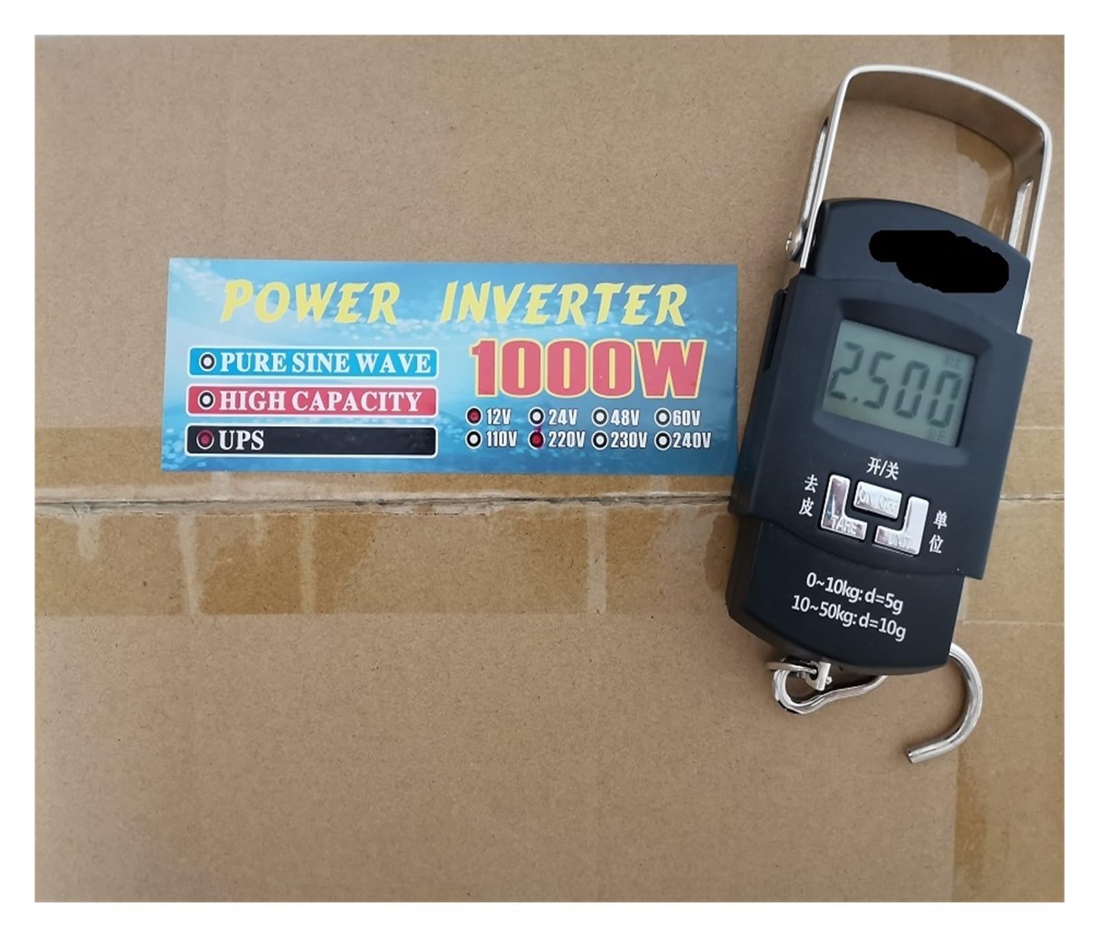 Zasilacz awaryjny 1 kW 1000 W DC 12 V AC 220 V 50 Hz falownik zmodyfikowany falownik(60 Hz, 12 V-220 V)