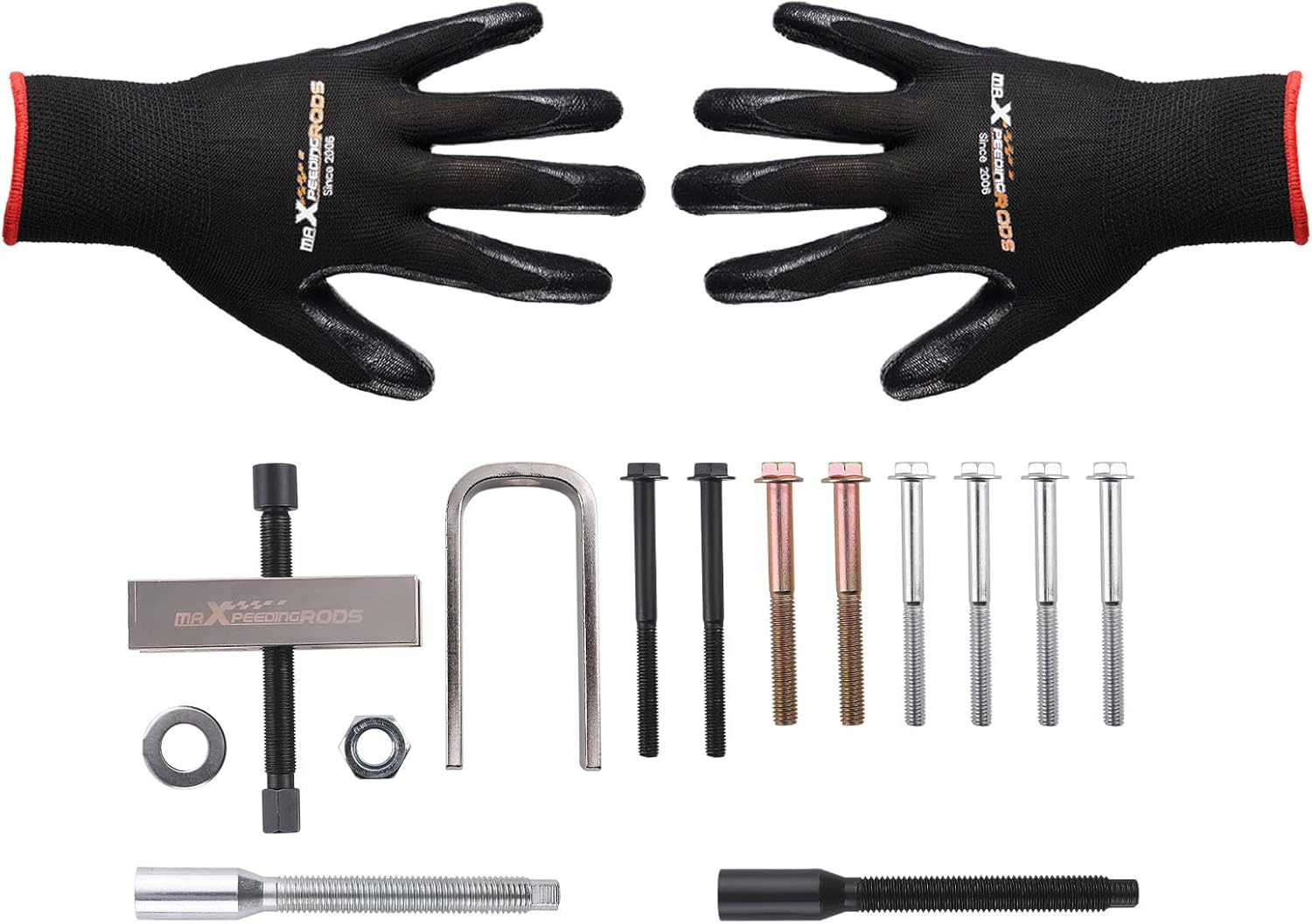 maXpeedingrods Automotive Steering Wheel Puller Compressor Remover Set, Steering Wheel Remover and Lock Plate Compressor Set, Steering Wheel Repair Kit for Cars, SUVs, and Trucks