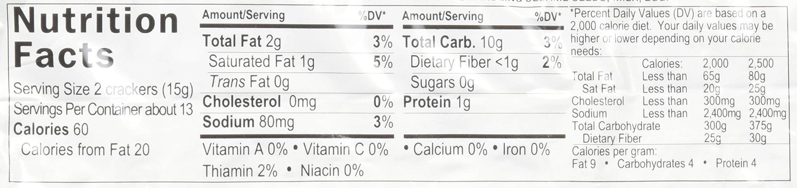 Jacobs Cream Crackers - 7 05 oz — view 3
