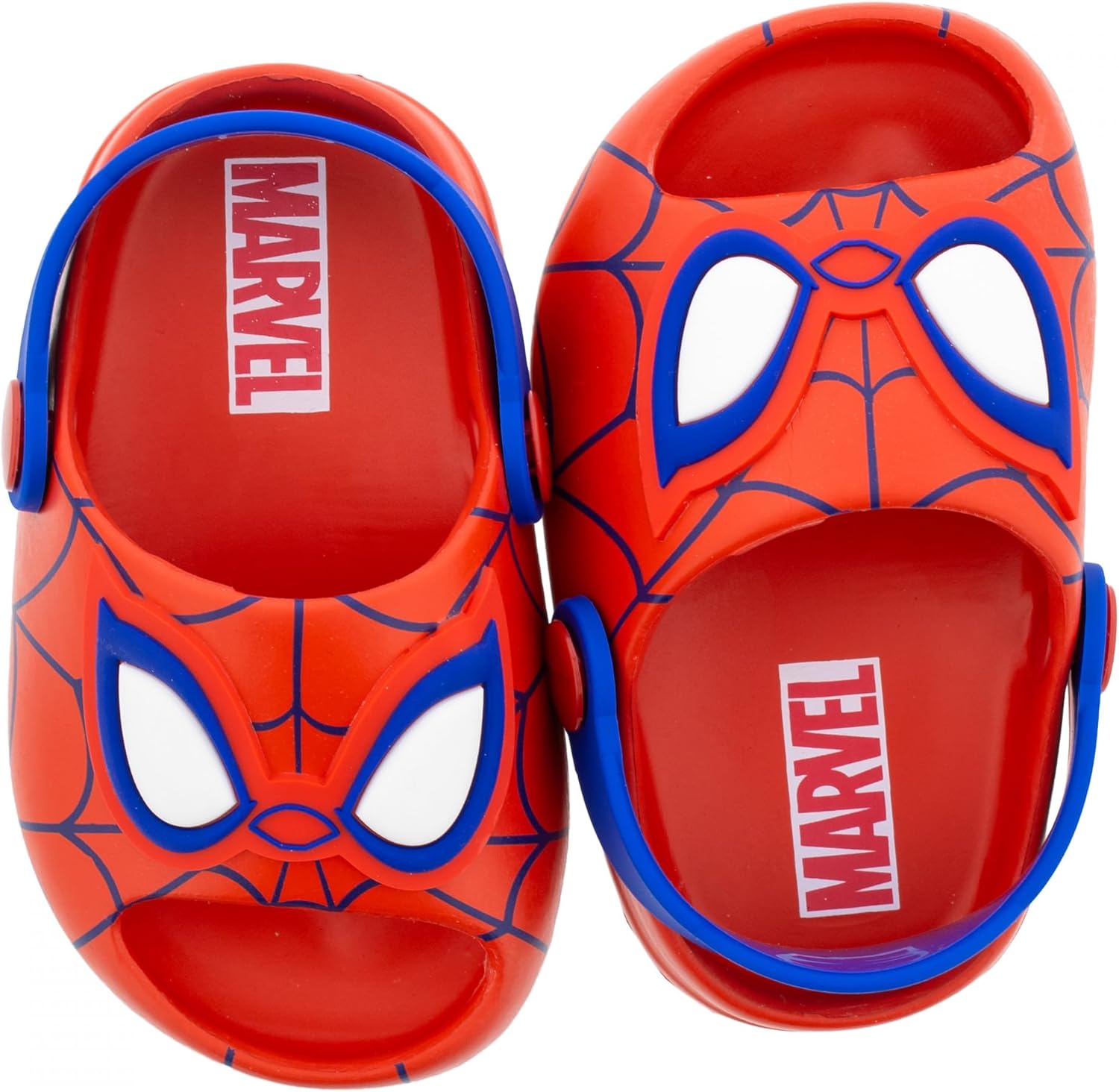 Ground Up Spider-Man Open-Toed Molded Toddler Slide-in Clogs