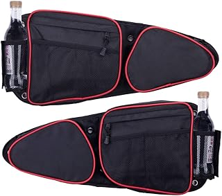 Side Door Bags for RZR with Removable Knee Pad, Front Door Side Storage Bag for Polaris RZR XP, XP4, Turbo, Turbo S, S 900, S 1000, 2014-2022 (Xintre010)