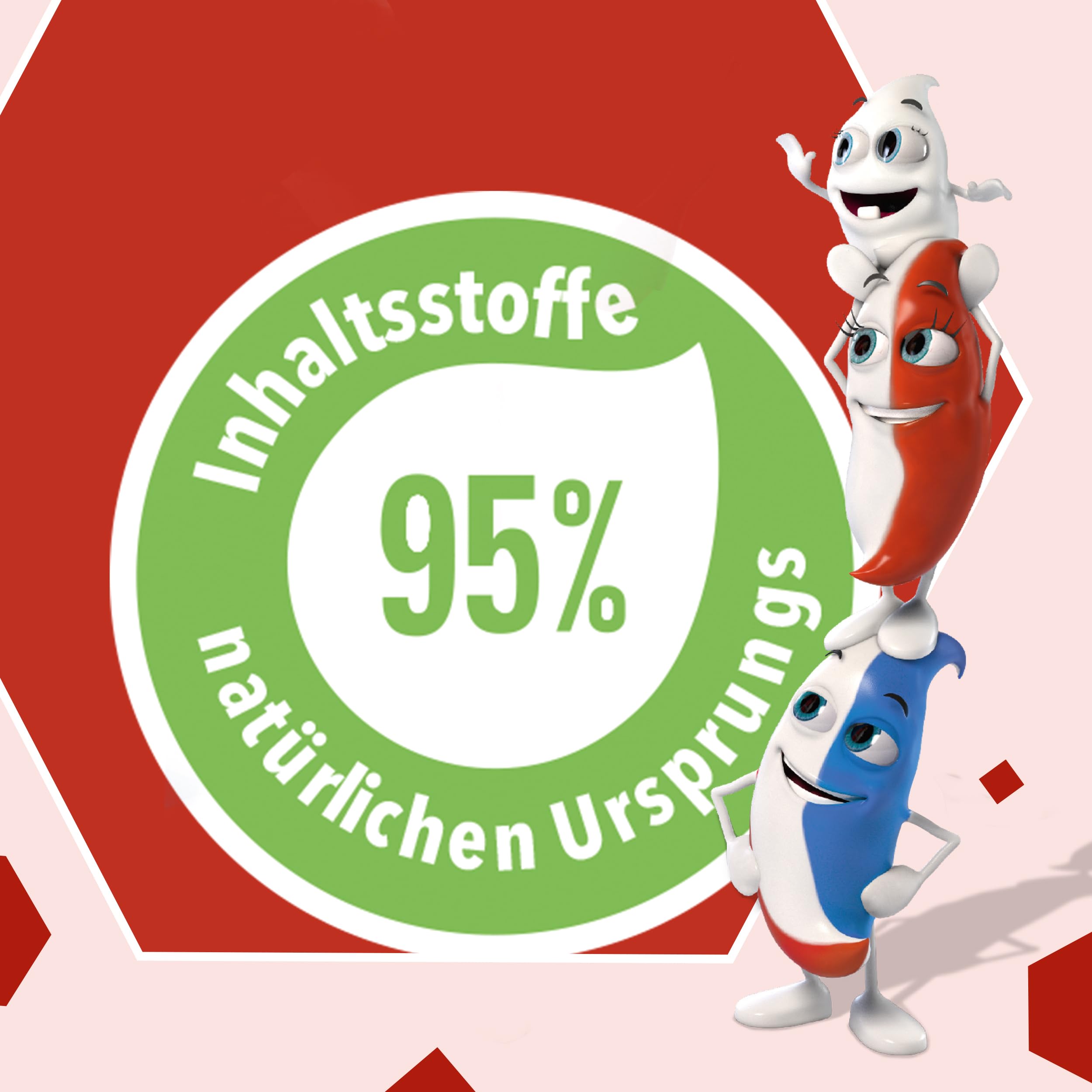 Odol-med3 Pasta de dientes de leche, 6 x 50 ml, pasta de dientes para proteger y cuidar los dientes de leche saludables para niños de hasta 6 años