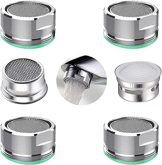 BOETOADG 4PCS Faucet Aerator, 2 Packs of Aerator Filter Replacement