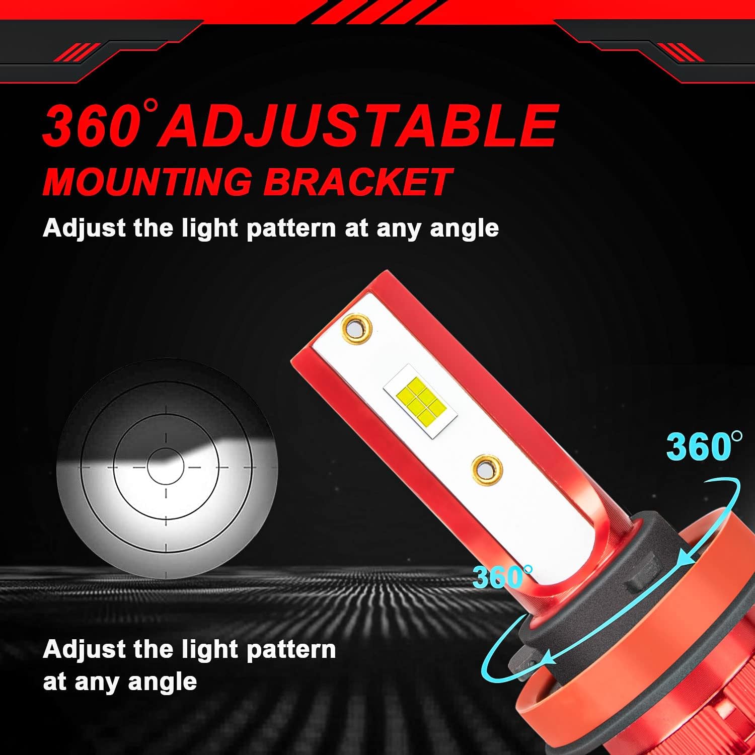 For Toyota Tundra 2007 2008 2009 2010 2011 2012 2013 Light Bulbs, 800% Brightness Hi and Lo Beam+Fog Light Bulbs, Superfocused Beam Mode, 6500K, 36000LM Super Bright, IP68 Waterproof, 6PCS