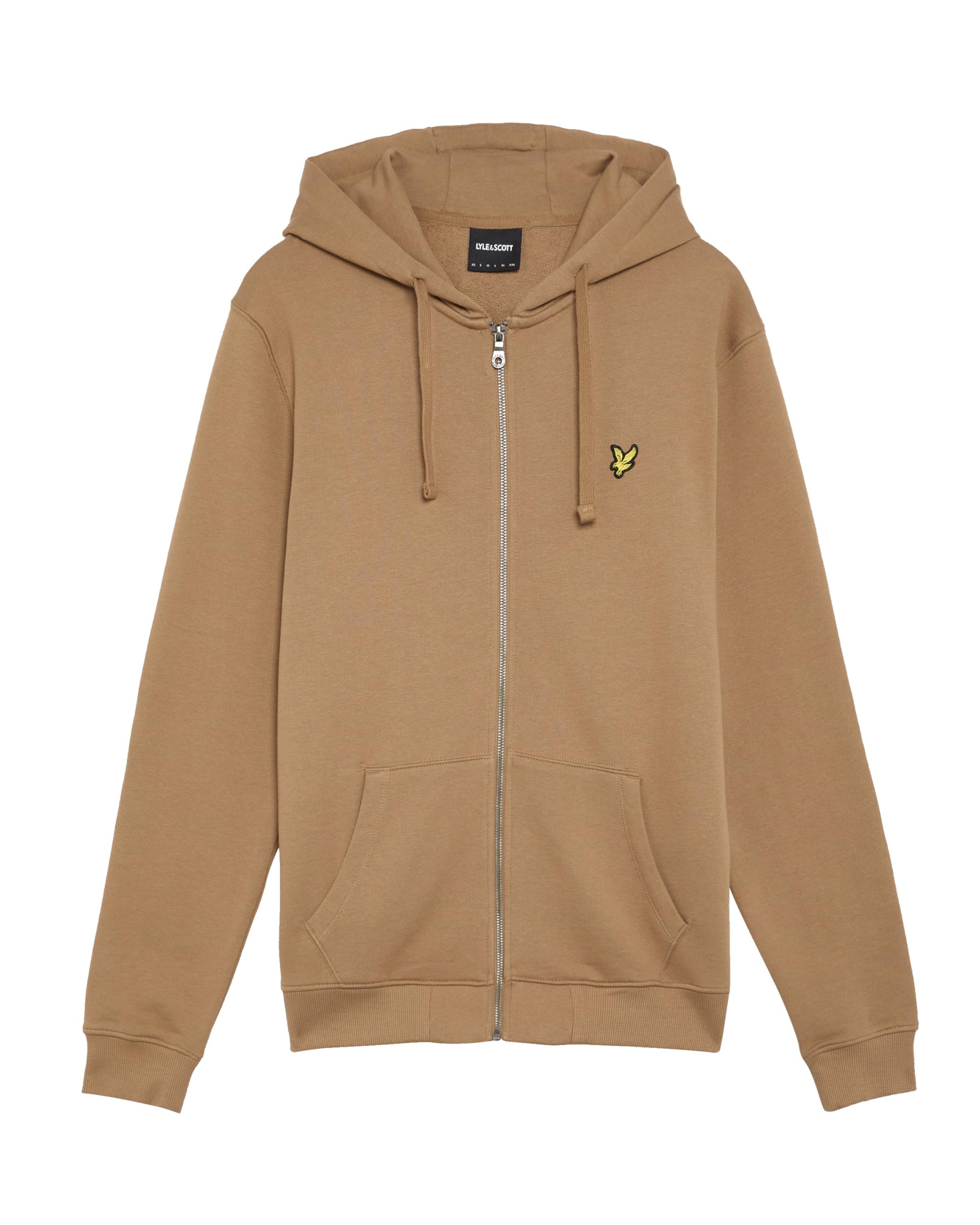 Lyle & Scott Men's X851 Tigers Eye Mid Layers Zip Through Hoodie Xl
