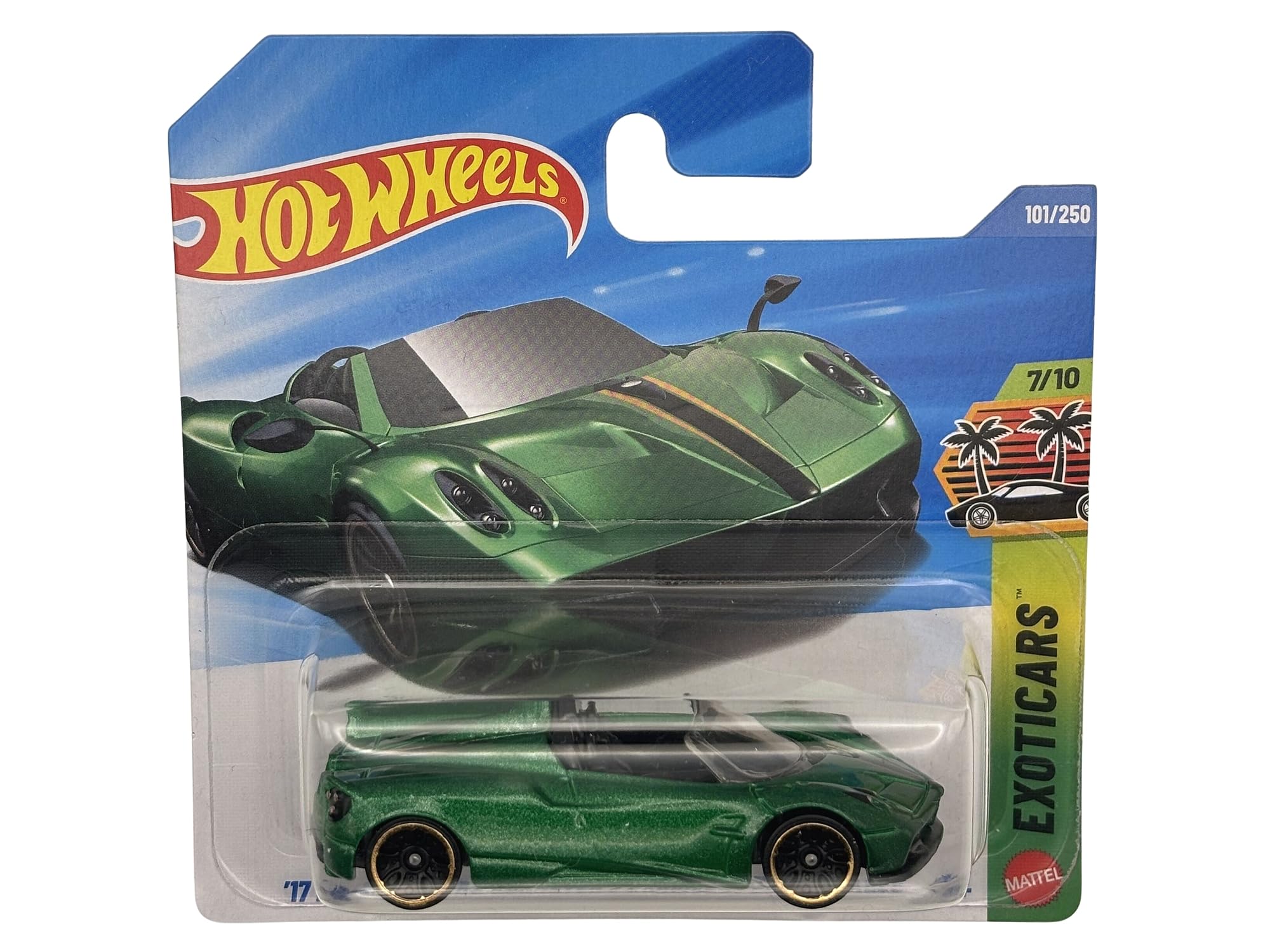 Hot Wheels GREENLIGHT 80台 Hot Wheels - '17 Pagani Huayra Roadster - JJH99 - Exoticars 7/10