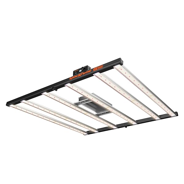 Spider Farmer SE5000 480W LED Grow Light,Smart Remote App Control, Full Spectrum Dimmable Daisy Chain Bar Style Growing Lamp for Indoor Plants, 4x4ft Coverage
