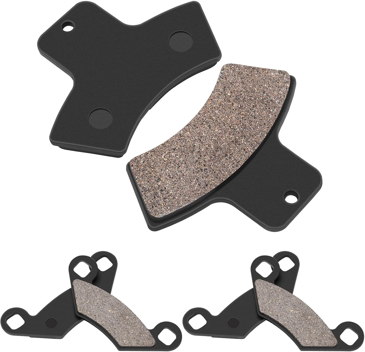 Road Passion Front & Rear Brake Pads for Polaris Sportsman 500 4x4 HO Scrambler 400 Trail Blazer 250 400 Magnum 325 500 Sport 400 Diesel 455 Xpedition 425 325 Trail Boss 325
