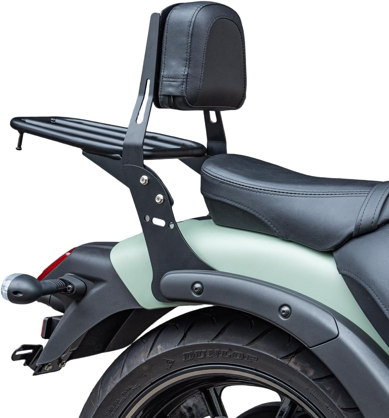 Motorcycle Passenger Sissy Bar Luggage Rack Fit for Vulcan S 650 VN650 EN650 2015-2026 Rear Backrest Cargo Carrier