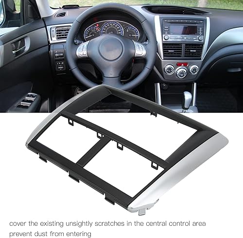 Miniatura 2 de Fydun Auto Dash Audio Fascia, 2DIN DVD Panel Marco Navegación Trim Tablero de Audio Marco de Reemplazo para Forester Impreza