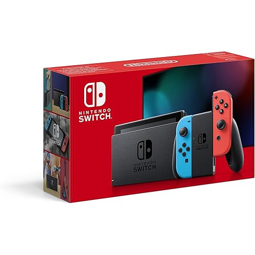Nintendo Switch (Neon Red/Neon blue) (Renewed)