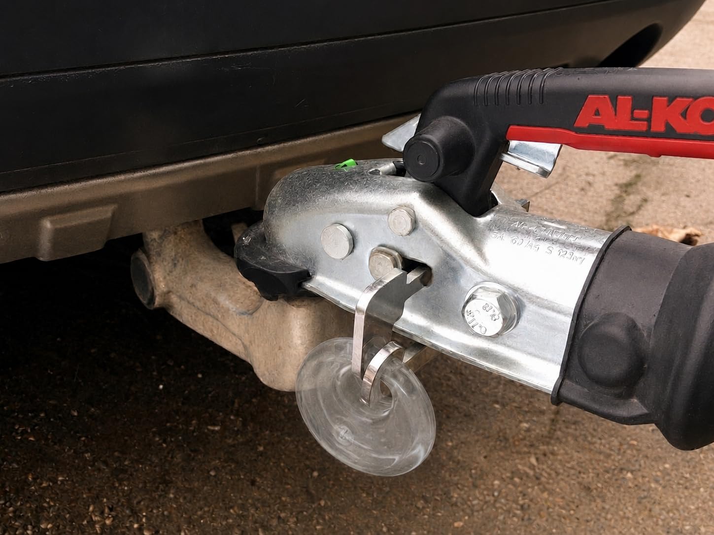 WP-S Antivol de remorque Compact et Universel en Acier Inoxydable Dispositif antivol pour attelage de remorque Remorques pour Voitures Remorques pour caravanes