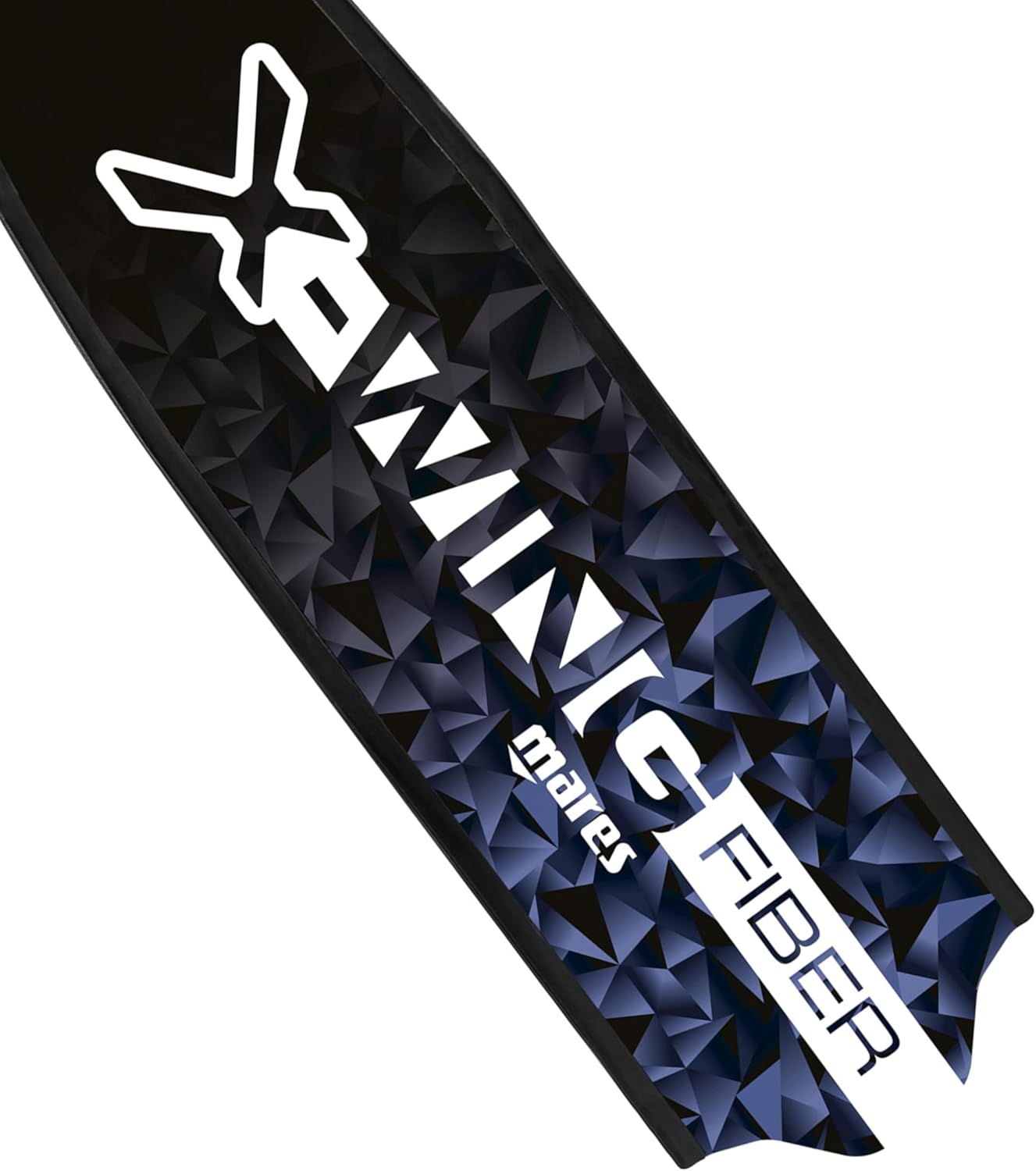 Mares X-Wing Fiber Fin Blade - High-Performance Variable Thickness Fiberglass Interchangeable Fin Blade for Spearfishing & Freediving (1 Piece)