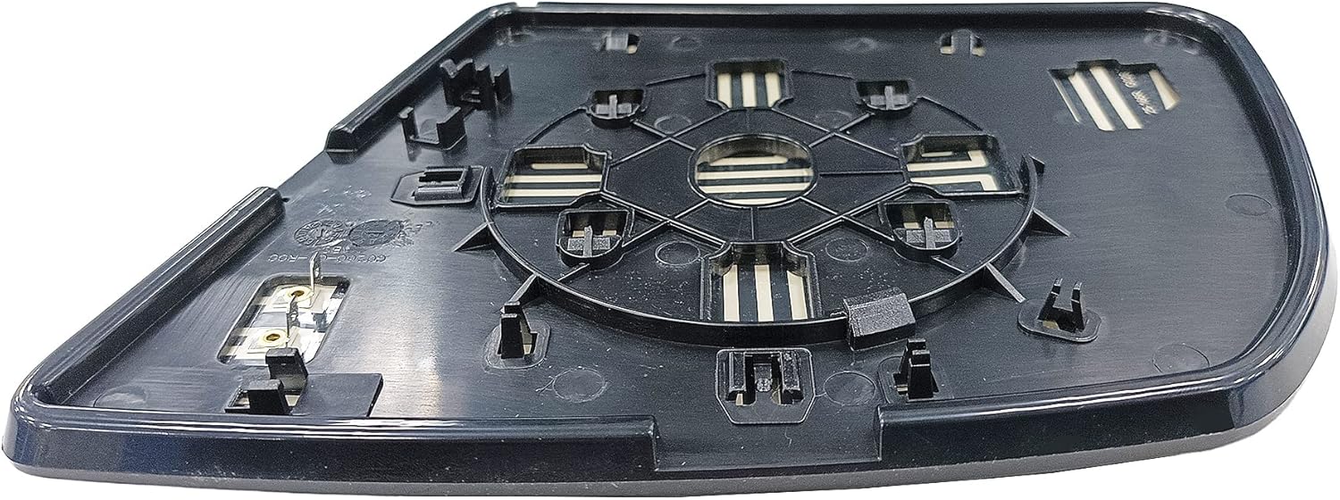 Image showing the back of the new Dorman mirror glass with electrical connections.