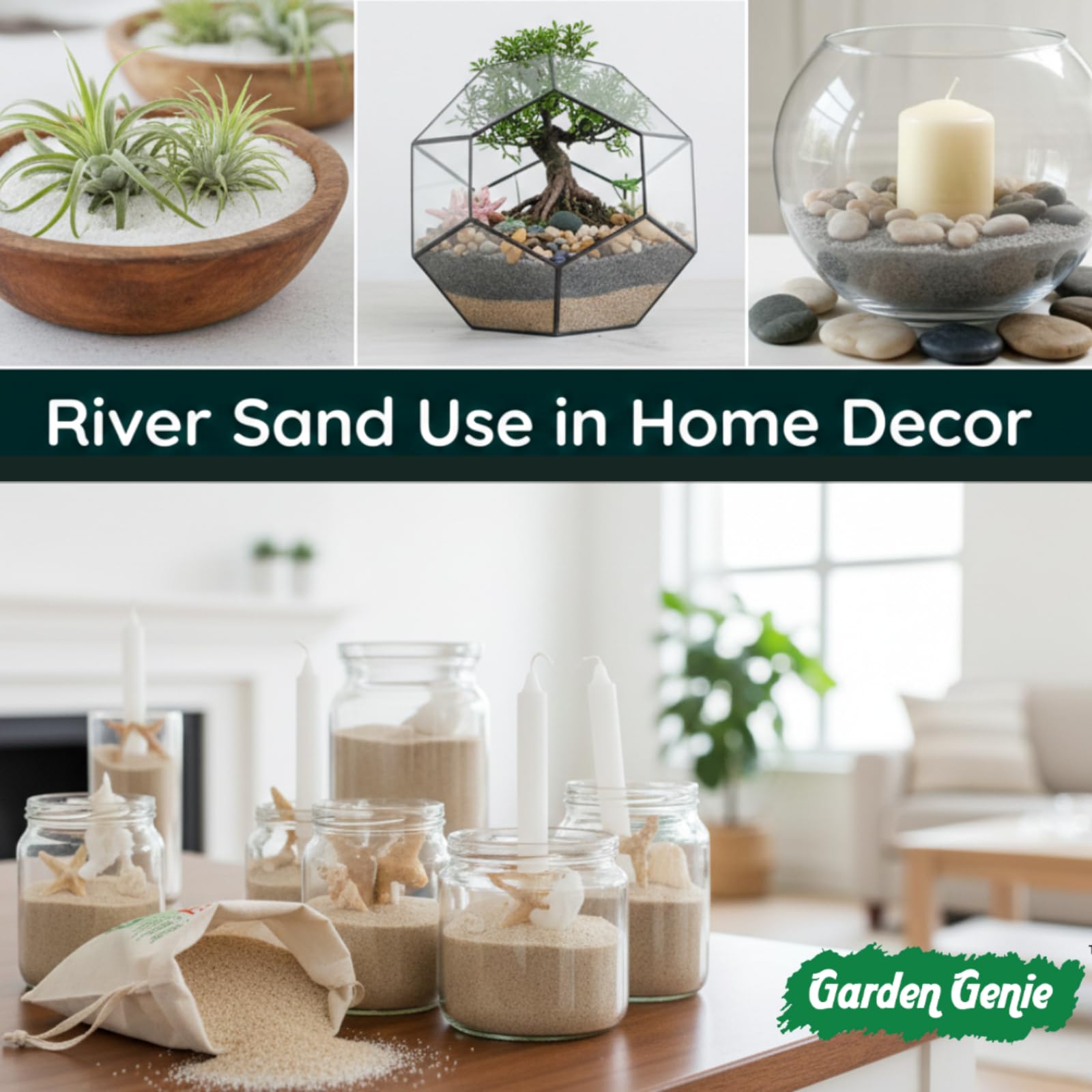 Garden Genie River Sand - For Plants, Aquariums & More -4
