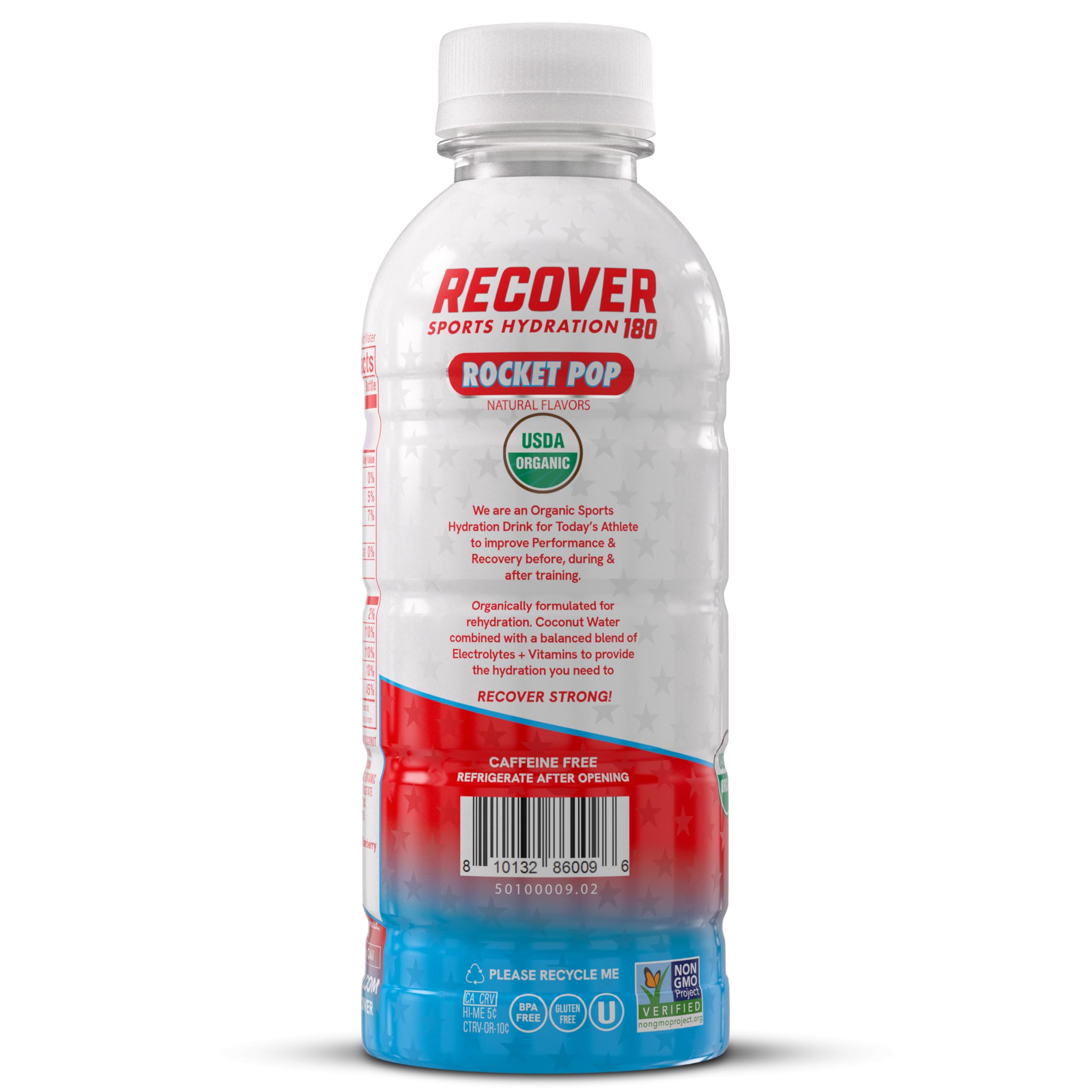 Amazon.com : RECOVER 180 Organic Sports Hydration Drink, No Sugar