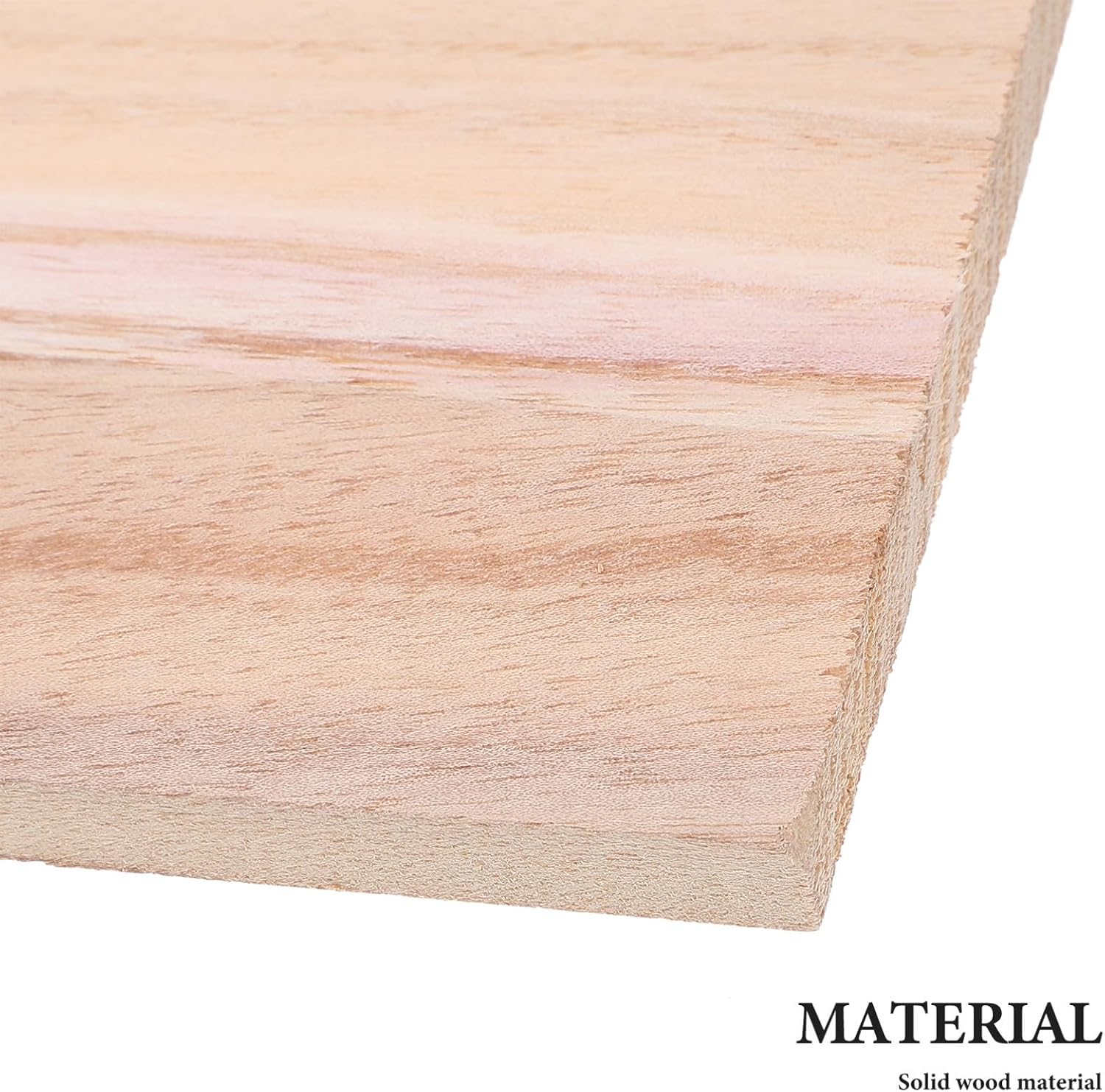 balacoo Sturdy Solid Wood Board for Projects and Versatile Shelving Crafting Material for Home Decor and Wardrobe Dividers