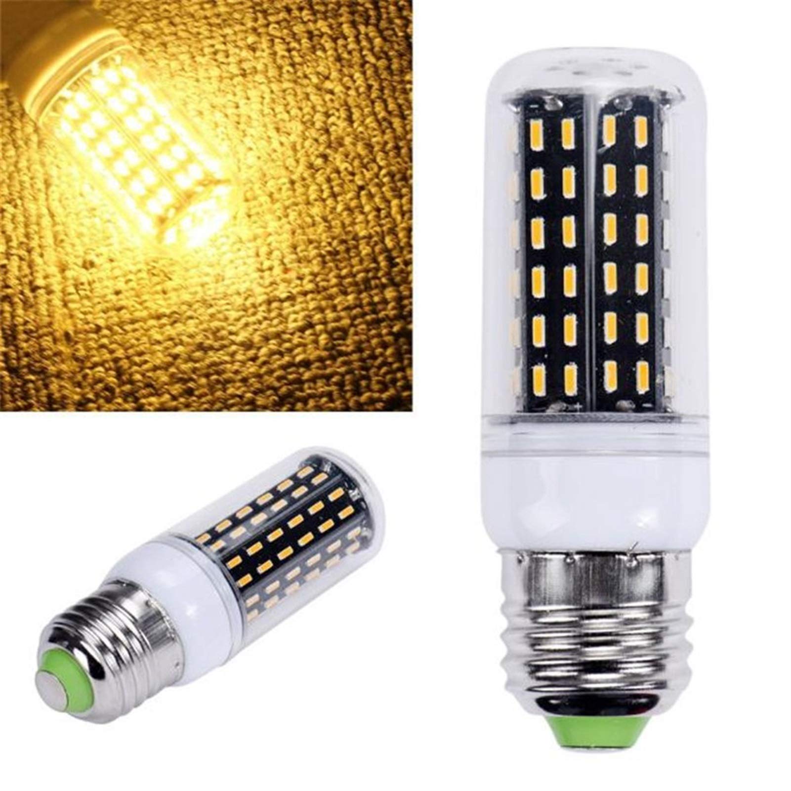 fengyan Casa bombillas Bombilla LED 12W E26 / E27, bombillas de candelabros, equivalente a 220 vatios, 960lm, bombillas LED for lámparas, lámpara LED no regulable (paquete de 10) Familiar Lámpara
