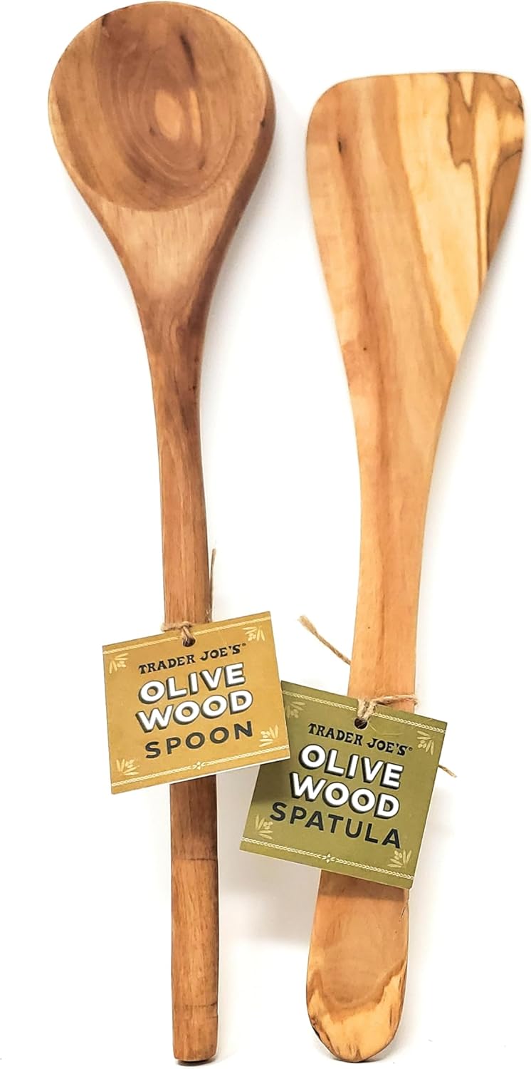 Trader Joe's Limited Edition Olive Wood Hand Crafted Spoon