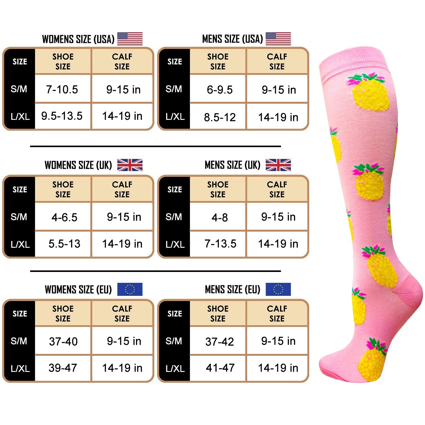 ACTINPUT 4 Paar Socken für Damen Herren