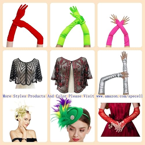 Miniatura 3 de Specell Sombreros de vestir morados, sombrero negro pastillero, sombreros de iglesia para mujer, tocado con diadema para mujer, naranja, sombrero de