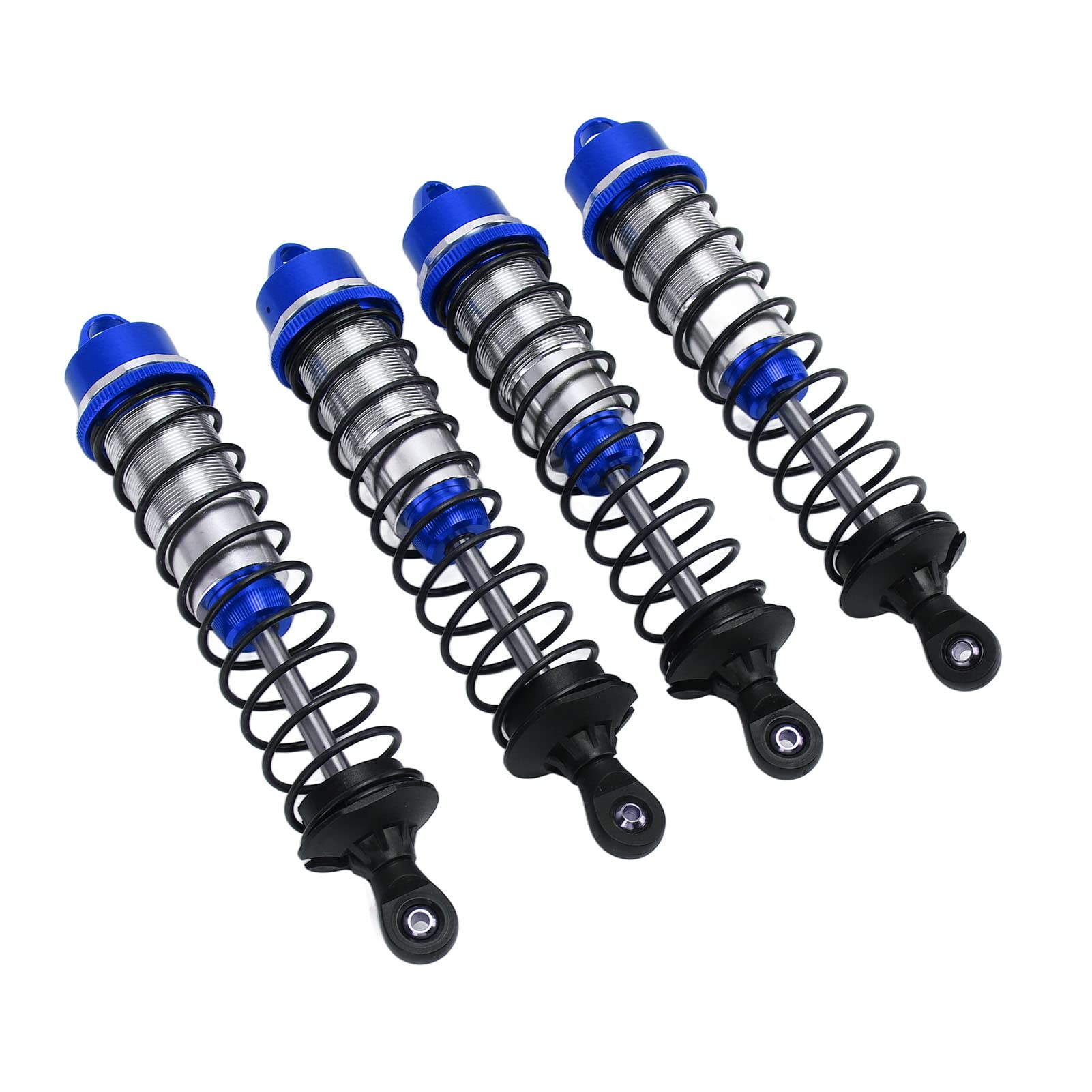 Generic MAXX 2.0 Compatibile 4 Pezzi RC Ammortizzatori Anteriori Posteriori Parti in Lega di Alluminio RC (blu scuro)